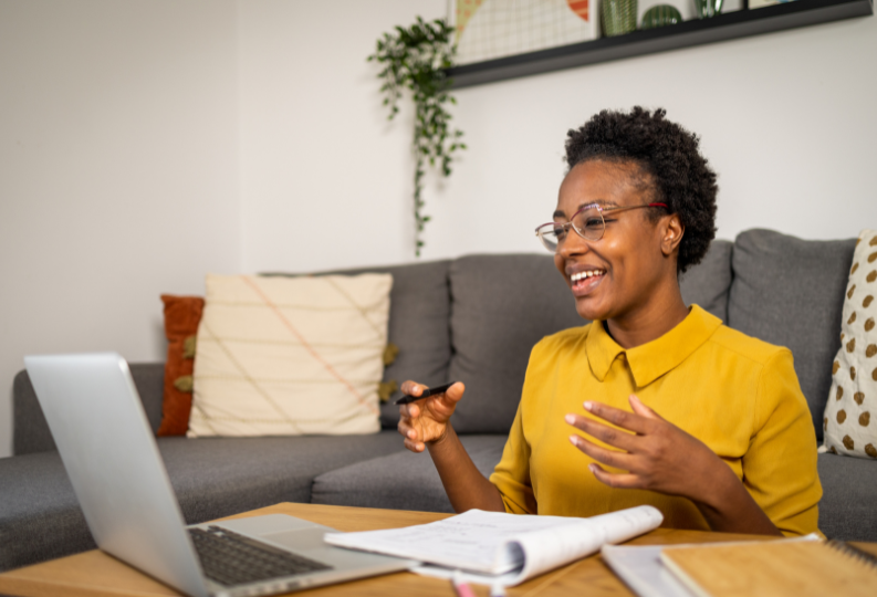 Women offering business consulting